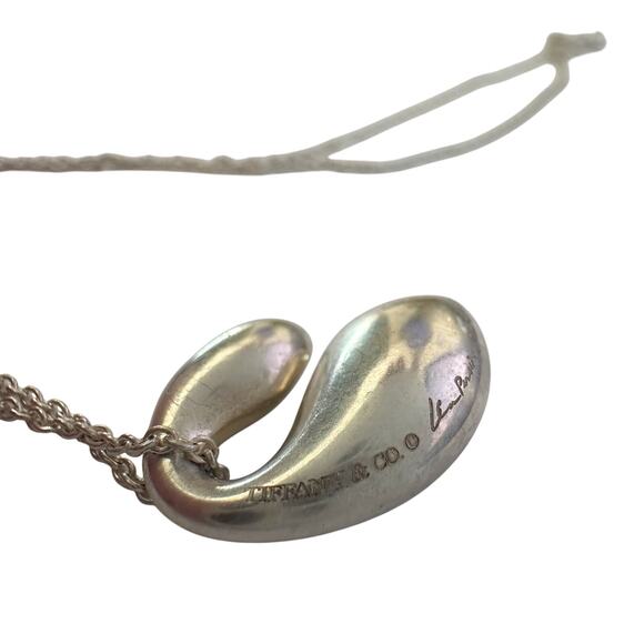 Tiffany & Co Elsa Peretti Double Teardrop Necklace - Picture 14 of 15